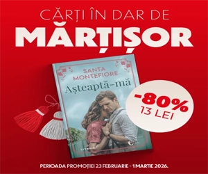 1 Martie - Carti in dar de Martisor - Litera - Reduceri de pana la 80%